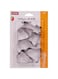 Prestige Biscuit Cutters, 6 Pieces, Silver
