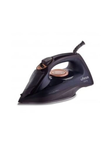 Ufesa Pv1100C Daily Steam Iron 2400W, Max Steam Stroke 120Gr And Constant 0 - 30Gr/Min, Ceramic Soleplate, Double Anti-Calcification System, Anti-Drip