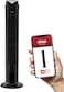 Ufesa Tower Fan With Wi-Fi Control and Remote, 12-hour Timer Function, Bladeless Powerful with 3 Speeds Settings, Standing Oscillating Fan for Home, Bedroom &amp; Office, TW1700, Black - 2 Year Warranty