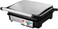 Ufesa Grill, 2200 W, Non-Stick Plates, 180&deg; Plate Openings, Temperature Regulator, Grease Tray, Cold Touch Handles, Silver/Black-PR2000