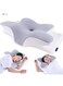 Pow Butterfly Shape Cervical Pillow for Shoulder and Neck Pain Relief, Memory Foam Neck Pillow, Ergonomic Orthopedic Neck Support Pillow for Side Back Stomach Sleeping with Washable Cover.