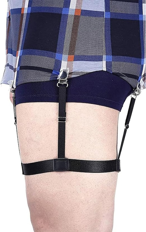 Mens shirt garter belt shop