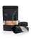 FireKylin 100 Pack Smell Proof Bags, Resealable Bags with Matte Window, Foil Pouch Stand Up Sealable Bags for Packaging（Black，4&quot; x 6&quot;）