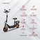 Crony M5 Pro Electric Scooter For Adults Kids, 1500W High-Speed E-Scooter With 65-80Km/H Speed, Bluetooth Speaker, App Connectivity, Ipx4 Waterproof, 120Kg Max Load