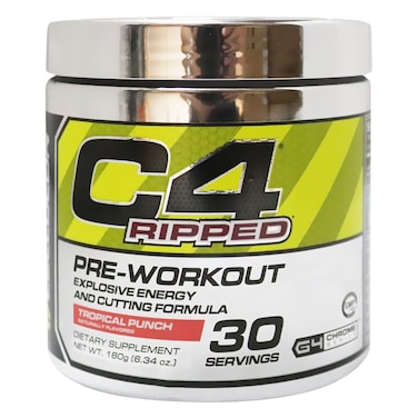 Cellucor C4 Ripped ID Series Pre-Workout Tropical Punch 30 Servings