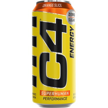 Cellucor C4 Original Carbonated Energy Drink, Orange Slice, 473 Ml