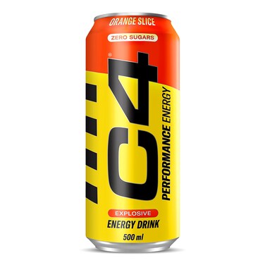 Cellucor C4 Original Carbonated Energy Drink, Orange Slice, 500 ML
