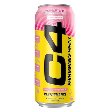 Cellucor C4 Original Carbonated Energy Drink, Starburst Strawberry, 473 Ml