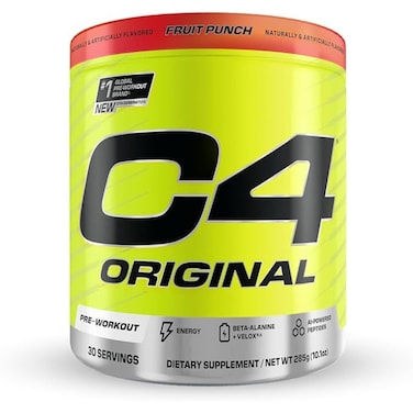Cellucor C4 Original Pre Workout, Fruit Punch, 30