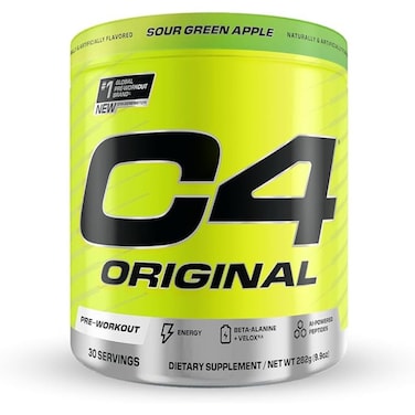Cellucor C4 Original Pre Workout, Sour Green Apple, 30