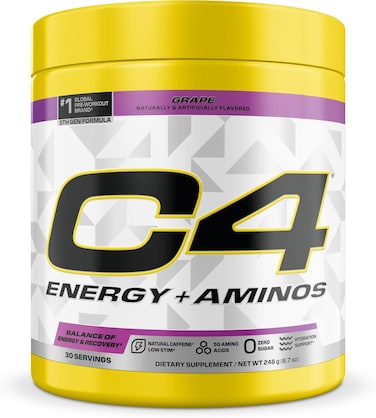 C4 Energy + Aminos Grape 30 servings