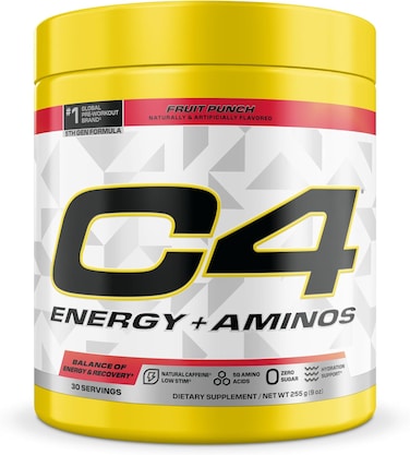 C4 Energy + Aminos Fruit Punch 30 servings