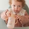 Suavinex, Infant Cup With Leak Proof Disc, Magic Cup With Rim, Leak Proof 360&deg;, Removable Handles, Hygienic Lid, Dishwasher Safe, 12 Oz, Wonderland Beige