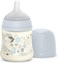 Suavinex Polyamide Baby Feeding Bottle With Slow-Flow Physiological Nipple Teat, Mimics Natural Breastfeeding Experience, 0+ Months 150ml - Blue