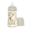 Suavinex Polyamide Baby Feeding Bottle With Medium Flow Physiological Nipple Teat, Mimics Natural Breastfeeding Experience, 3+ Months 270ml - Grey