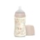 Suavinex Polyamide Baby Feeding Bottle With Medium Flow Physiological Nipple Teat, Mimics Natural Breastfeeding Experience, 3+ Months 270ml - Pink