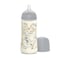 Suavinex Polyamide Baby Feeding Bottle With Thick-Flow Physiological Nipple Teat, Mimics Natural Breastfeeding Experience, +6 Months 360ml - Blue