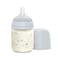 Suavinex Glass Baby Feeding Bottle With Slow-Flow Physiological Nipple Teat, Mimics Natural Breastfeeding Experience, +0 Months 120ml - Blue