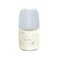 Suavinex Glass Baby Feeding Bottle With Slow-Flow Physiological Nipple Teat, Mimics Natural Breastfeeding Experience, +0 Months 120ml - Blue