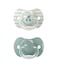 Suavinex, Pack Of 2 Pacifiers For Babies 18 Months And Above With Physiological SX Pro Silicone Teat, Symmetrical, Flat And Flexible, Respects Teeth And Jaw Development, Birdies Vert