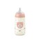 Suavinex, 270 ml Bottle With Physiological SX Pro Silicone Teat With Anti-Colic Valve, Medium Flow (M), For Liquids, Milk, Juice Or Water, Babies +3 Months, Wild&amp;Free Pink