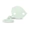 Suavinex, Pacifier Holder, Baby Pacifier Chain, Clip With Clamp, Bird-Shaped Plate. For Babies +0 Months, Suitable For Newborns, Birdies Verde