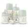 Suavinex, Newborn Baby Bottle Set, Gift Pack With: 2 X 270 ml Medium Flow + 2 X 150 ml Slow Flow + Pacifier 0 To 6 Months, Physiological SX Pro Silicone Teats, 5 Pcs, +0M, Birdies Green