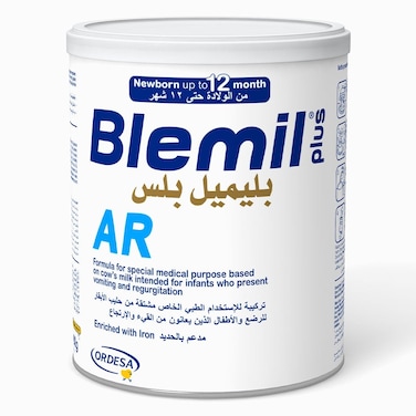 Blemil Plus AR Anti Regurgitation Infant Milk Formula For 0 To 12 Months 400g
