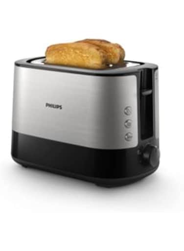 Versuni Philips Viva Collection Toaster Hd2637/91-Black"Min 1 year manufacturer warranty