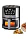 7L Air Fryer with Window, 7 Preset Programs,2400W Electric Hot Air Fryers with Temperature &amp; Time Control,Digital Control Panel Display and Internal Light, For Frying, Grilling, Roasting, Baking