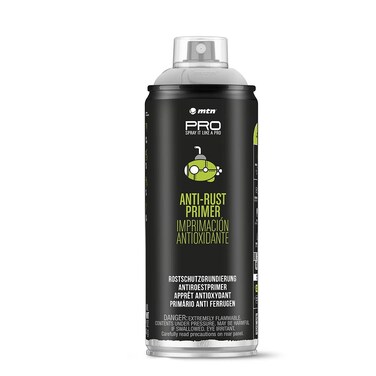 Montana Colors MTN PRO Anti-Rush Primer Grey - Matt Spray Paint 400ml