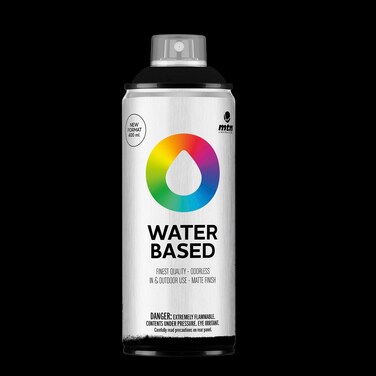 Montana Colors MTN Water Base R-9011 Black Spray Paint Matt 400ml