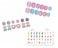 Hot Focus Kids Fashion Beauty Set, 1 Sheet Stick-On Earrings, 12 Press On Nails, Nail Stickers