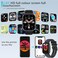 PEJE Smart Watches For Men,1.83" Display,Prayer Alerts,Arabic Support,Bluetooth Calls,1ATM Waterproof,Spo2/Hr/Sleep Tracking,123+ Sports Modes,7-Day Battery (280mah),Ios/Android.(Silver)