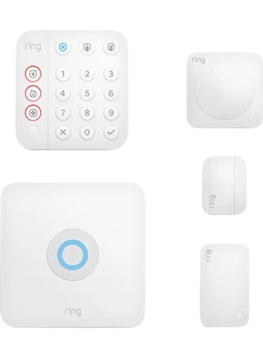 Ring Alarm Security Kit 2nd Gen 5-Piece Smart Home Security System - Works with Alexa