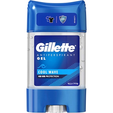 Gillette Antiperspirant Gel with 48Hr Protection, Cool Wave, 70ml