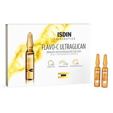 Isdin Isdinceutics Flavo-C Ultraglican Daily Antioxidant Serum Ampoules 2ml 10's