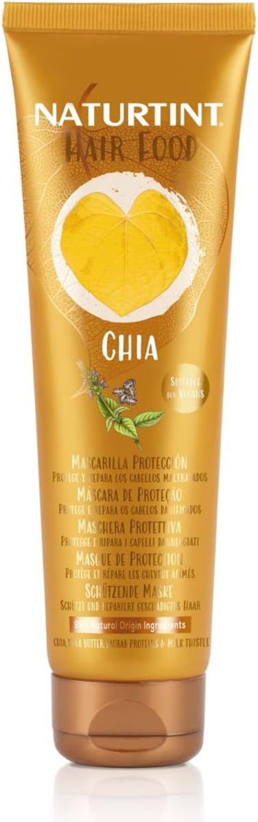 Naturtint Hair Food Chia Protective Mask, 150ml, For Vital Moisture &amp; Reduce Breakage