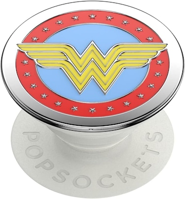 Popsockets Phone Grip With Expanding Kickstand, Enamel Dc Grips, Wonder Woman