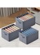 TAME Large Wardrobe Clothes Organizer, 3 Pack Closet Organizers and Storage, 21 Grids Foldable Drawer Dividers Organizers for Clothes Pants Shirts, Washable Clothing Bins Closet Storage Organizer