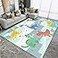 7mm 950g ultra crystal velvet 3D printed carpet 80*120 CM