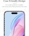 Muzz Clear Screen Protector for IPhone 16 Plus, 2.5D HD Tempered Glass, 9H Hardness, 3-Pack (iPhone 16 Plus)