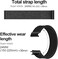 SPECTON Nylon Sport Replacement Band Compatible with Whoop 4.0 Band, Soft and Comfortable Replacement Strap - BLACK GRAY
