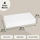 CRAFT MAGIC 6pcs Craft Foam Block   12x6x2 inch   Rectangle Polystyrene Foam   Thermocol   Styrofoam   for Art Sculpting   Flower Arrangements   Modeling   DIY Arts and Crafts   School office home