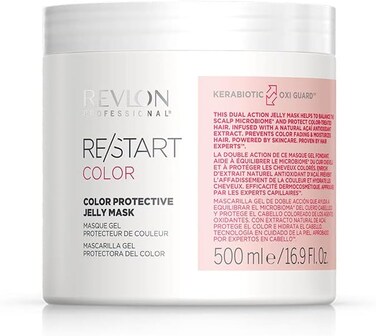 Revlon Professional Re/Start Color Protective Jelly Mask, 500ml, Colour Enhancing Hair Mask, Hair Treatment Moisturises &amp; Protects Against Fading Of Hair Colour, Mask With Natural Acai Extract