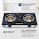 STARLIFE Gas Stove 2 Burners Glass Stove Auto Ignition Table Top Cooker, SL-1110