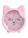 Children Alarm Clock, Cat Alarm Clock, No Tick Sound, Silicone Cute Animal Kitten Silent Alarm Clock, Alarm Clock Desk Accessories Projection Night Lights for Kids, Battery Operated for Bedroom, Pink