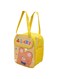 LJCM Insulated Lunch Bag, Large Capacity Thicken Kawaii Lunch Box Aluminum Foil Keep Warm for Girls for Office (Yellow Bear)