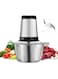 Electric Food Chopper/Meat Processor Vegetable Onion Grinder chopping machine, 2 Speed Setting, Detachable Stainless Steel Quad 4 Blades, Power Rating 1200 Watt