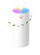 Fine Productions Humidifiers for Bedroom Cool Mist Humidifier with Night Light Rainbow, Cool Mist 300ML Humidifier for Home, Office, Quiet Operation (White)
